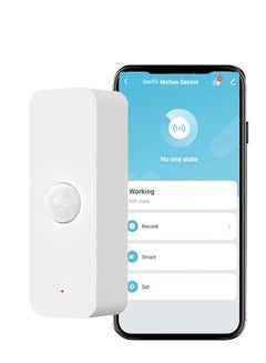 اشتري Smart PIR Motion Sensor Wifi Movement Detector Alarm, Tuya Smart Life APP Wireless Home Security System Works with Alexa and Google Home في السعودية