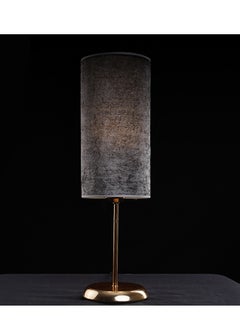 Buy Petit Tavolo Gold Table Lamp - Grey (Velvet) in Egypt