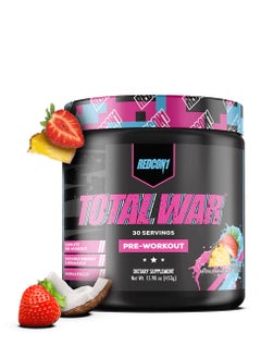 Buy Redcon1 Total War Pre workout , Vice City Flavor, 30 Servings in UAE