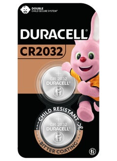 Buy Duracell CR 2032 Lithium Batteries 3V - Pack of 2 in UAE