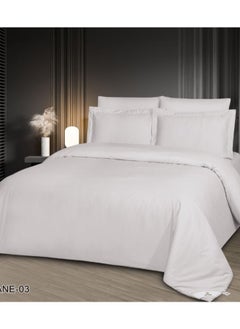 اشتري Comforter set from Hotel 100% cotton 7pcs luxury fabric with luxury cotton filling في السعودية