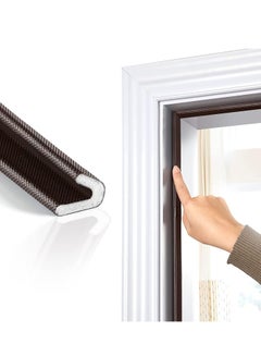 اشتري Weather Stripping Door Seal Strip, Self-Adhesive V Shape PU Foam Weather Strip for Door/Windows, 19.7 Feet Long Door Frame Seal Door Insulation Anti Collision Soundproof في الامارات