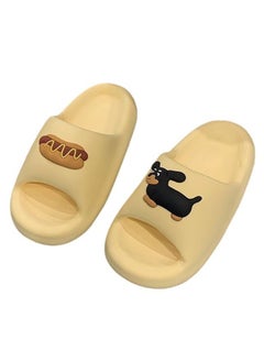 اشتري Summer Family Non-slip Cute High Quality Yellow Outdoor Slipper في السعودية