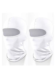 Buy 2 Piece Summer Motorcycle Face Cover Cooling Neck Protector Mask for Men/Women in UAE