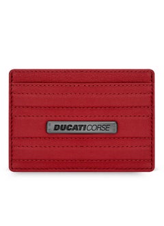 اشتري Ducati Corse Linea Red Genuine Leather Card Holder For Men - DTLGD2200101 في الامارات