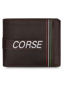 اشتري Ducati Corse Stile Brown Genuine Leather Wallet For Men - DTLGW2200601 في الامارات