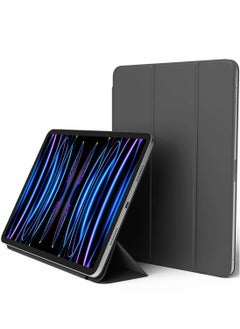 اشتري Magnetic Folio for iPad Pro 11 inch 4th Generation (2022) 3rd Gen (2021) 2nd Gen (2020) case cover - Dark Grey with Auto Sleep and Wake function في الامارات