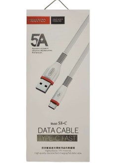 Buy Tranyoo S8-c Fast Type-C Data Cable White in UAE