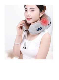 Buy Massage Equipment with 5D Kneading Rotation Massage Pillow Hands Free Neck and Shoulder Massager in UAE