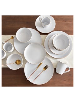 Buy Eleganza 16-Piece Dinner Set 27.3x3.5x27.3 cm in UAE