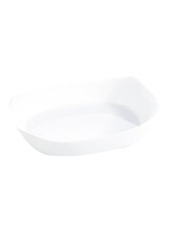 Buy Smart Cuisine Carine Rectangular Baking Dish White 30 x 22 cm P8332 in Saudi Arabia