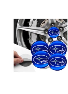 Buy Car tire cover for Subaru, four pieces, blue in Egypt