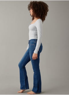 Buy AE Next Level Curvy Low-Rise Kick Bootcut Jean in Egypt