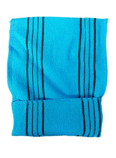 Buy Korean Bath Gloves Exfoliating - Blue, Bath glove, Exfoliate, Silk-towel composite, Skincare, Water interaction in UAE