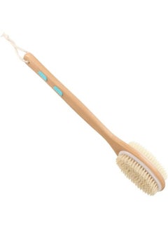 Buy Long Handle Dual Side Dry and Bath Body Brush, Reduce Cellulite, Dry Brush for Cellulite and Lymphatic Drainage, Exfoliating Brush, Shower Brush Body Scrubber in UAE