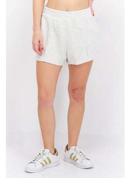 اشتري Women Solid Basic Short, Grey في الامارات