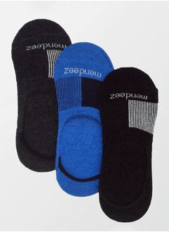 Buy Mendeez Mens Multicolour No Show Socks Pack of 3 in UAE