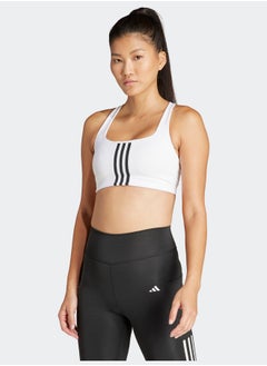 Buy Powerimpact Training Medium-Support 3-Stripes Bra in Egypt