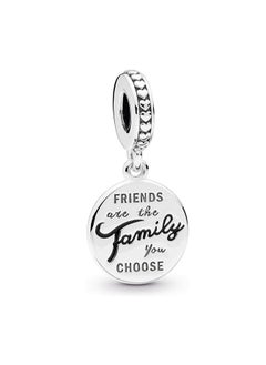 اشتري Pandora Moments Women's Sterling Silver Friends are Family Dangle Charm for Bracelet 798124EN16 في الامارات