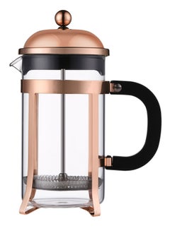 Buy 350ml Coffee French Press Plunger Brewer Pot Rose Gold in UAE