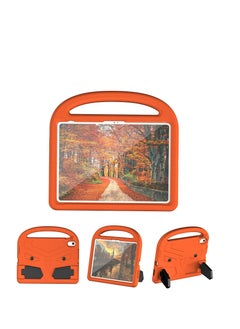 اشتري Lightweight Kids Friendly Shockproof Handle Stand Cover Case for ipad 10th 10.9 inch 2022（A2757/A2777）Orange في الامارات