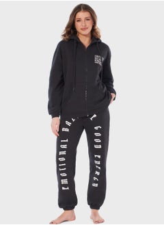 اشتري High Waist Graphic Joggers في الامارات