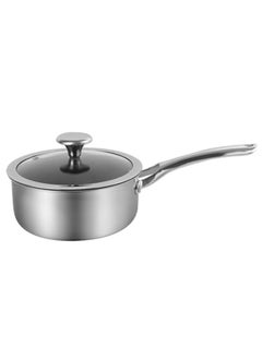 Buy CORELLE Duranano Triply sauce pan with lid,Non Stick in UAE