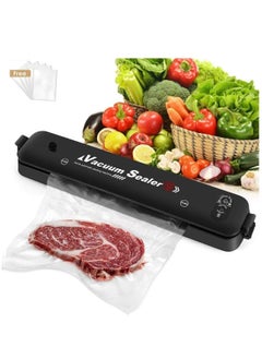 اشتري Vacuum Sealer Machine 2022 Upgraded Automatic Food Sealer Machine with 20 Sealing Bags Food Vacuum Air Sealing System for Food Preservation Storage Saver Easy to Clean | Safety Certified في الامارات