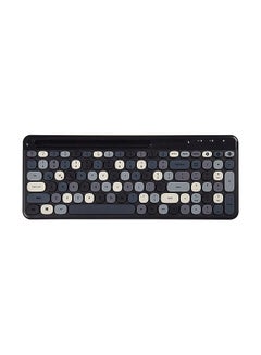 Buy Wireless BT Keyboard Multi-device Switching Integrated Slot Multimedia Shortcut Keys Intelligent Power Saving Black in Saudi Arabia