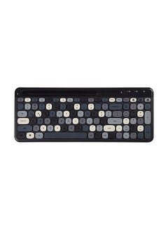 Buy Wireless BT Keyboard Multi-device Switching Integrated Slot Multimedia Shortcut Keys Intelligent Power Saving Black in Saudi Arabia