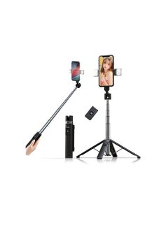 Buy Selfie Stick Smartphone Tripod For iPhone Al Aluminum Alloy Stability For Android Smartphone Shooting Stand Selfie Stick Tripod Holder Compact Tabletop 360 Degree Rotation Portable Live Broadcasting W in UAE