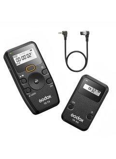 Buy Godox TR Series 2.4G Wireless Timer Remote Control Camera Shutter Remote(Tramsmitter & Receiver) 6 Timer Settings 32 Channels 100M Control Distance in UAE