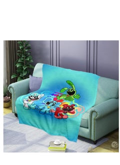 اشتري poppy playtime smiling crittersFlannel Throw Blanket  Super Soft Lightweight Air Conditioner Blanket Cooling Summer Blanket Towel Blanket For Couch في السعودية