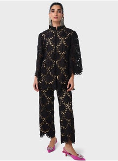 اشتري Lace Shirt And Pant Set في الامارات