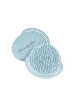 Buy Baby Bath Silicone Brush From 0 Months And Above - Blue in UAE