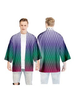 اشتري Riman GMZHR Anime Surrounding 3D Printed Kimono Cloak Feather Weaving في السعودية