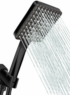 Buy High Pressure Shower Head with Handheld, 6 Spray Modes Settings Detachable Shower Head Chrome Shower Head in Saudi Arabia