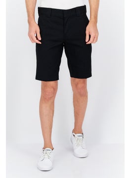 Buy Men Solid Chino Short, Black in UAE