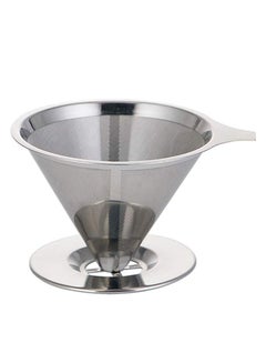 Buy Stainless Steel Coffee Filter Funnel Brew Drip Hand Brew Coffee Filter in UAE