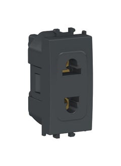 Buy Schneider Electric Easy Style socket-outlet 1 module, black in Egypt