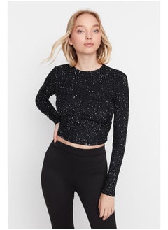 Buy Blouse - Black - Crop in Egypt