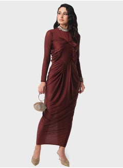 Buy Embroidered Neck Dress in Saudi Arabia