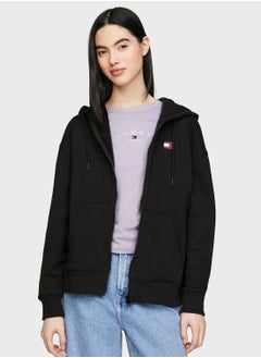 Buy Logo Pocket Detail Hoodie in UAE