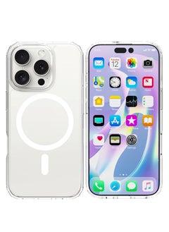 Buy iPhone 16 Pro Magnetic Case Compatible with MagSafe Support Wireless Charging iPhone 16 Pro Cover Anti Scratch Shockproof Protective Case for iPhone 16 Pro 6.3 inch in UAE