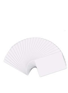 اشتري 50Pcs Premium Blank PVC NFC Cards - Rewritable UID Proximity Cards for Access Control & ID Use في السعودية