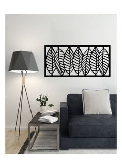 Buy Decorative tree leaves wooden wall Art 80x35 cm in Egypt