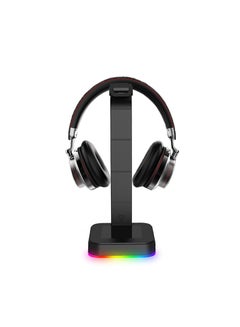 Buy RGB Light Gaming Headset Stand with Dual USB Ports in UAE