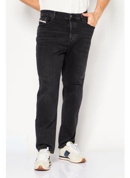 اشتري Men 2005 D-Fining Regular Fit Stretchable Washed Denim Jeans, Black في الامارات