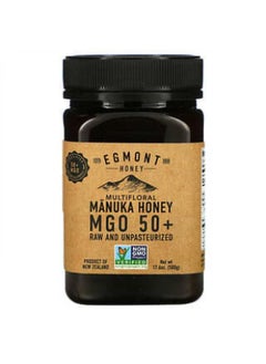 Buy Egmont Honey, Multifloral Manuka Honey, Raw And Unpasteurized, MGO 50+, 17.6 oz (500 g) in UAE