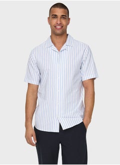 اشتري Striped Regular Fit Shirt في السعودية